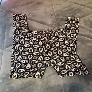 Black and White LuluRoe leggings SUPER SOFT